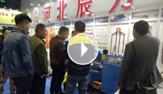 河北辰力鋼絲繩壓套機，再次火遍上海展，訂購火爆，競相下單